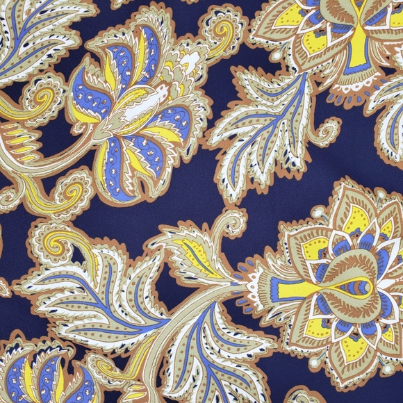 Loft Paisley Print Skirt Sz S - Picture 8 of 8